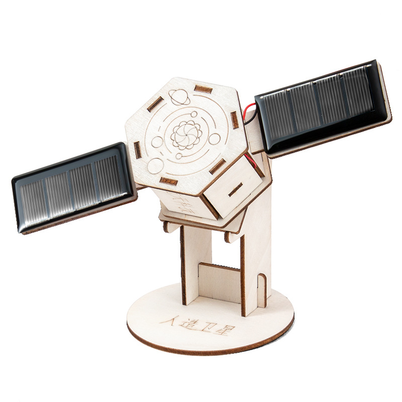 Science Project - DIY Solar Satellite Artificial Assembly Kid