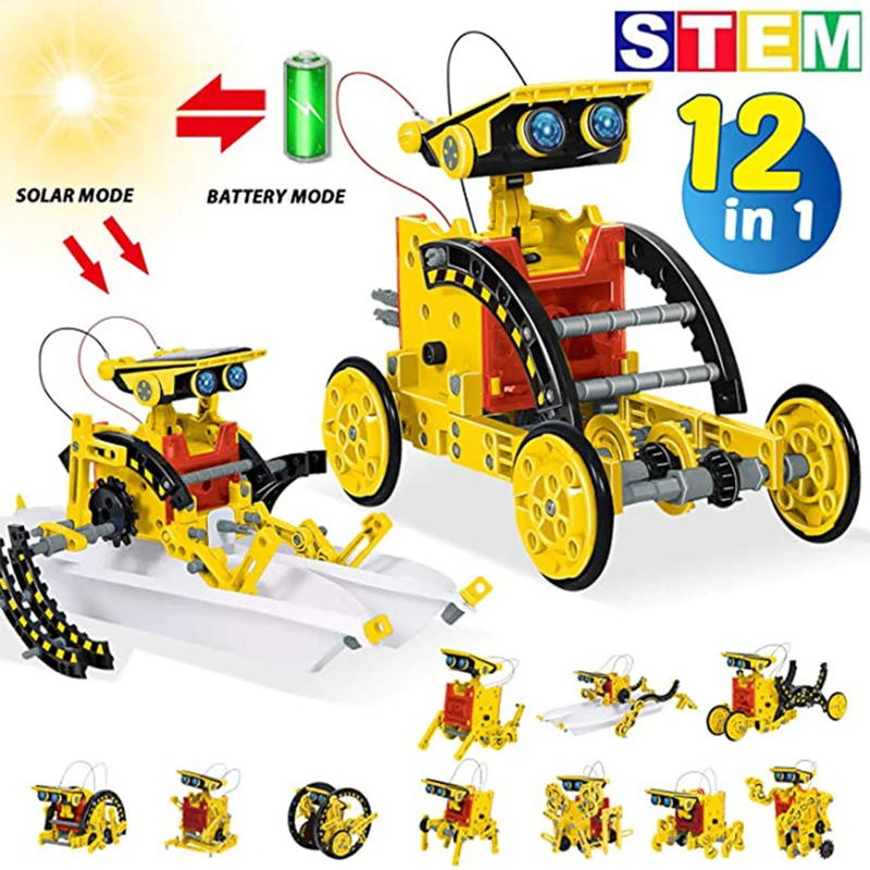 12 in 1 Science Experiment Sol - Science Project Robot recension och pris