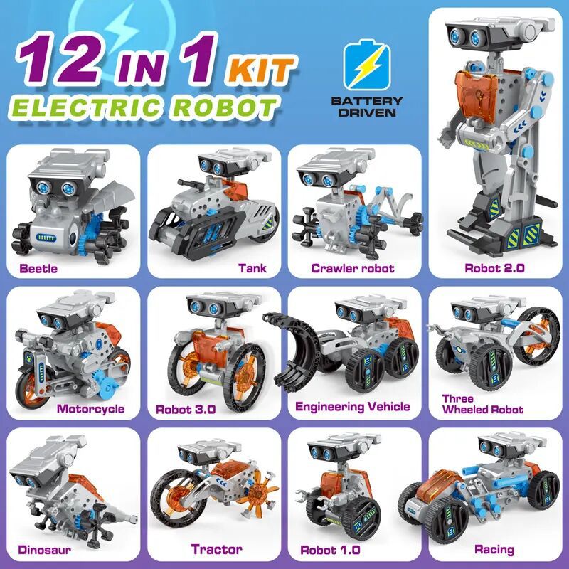 12 in 1 Science Experiment Sol - Science Robot recension och pris