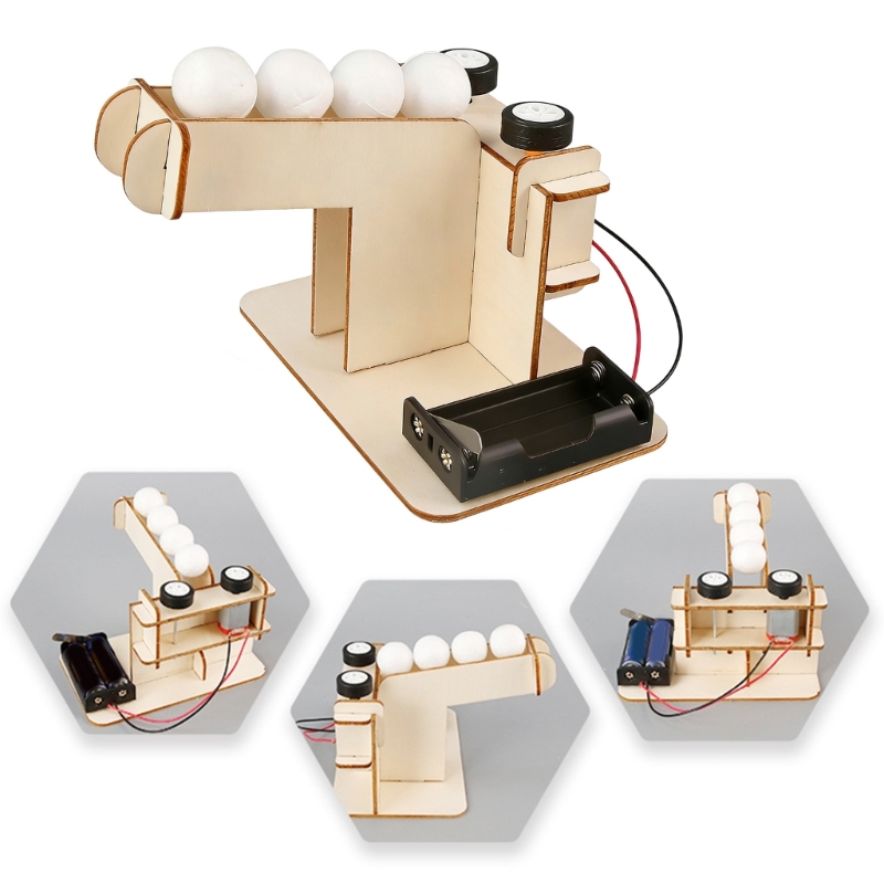 Wooden Automatic Ball Launchin - Science Project recension och pris