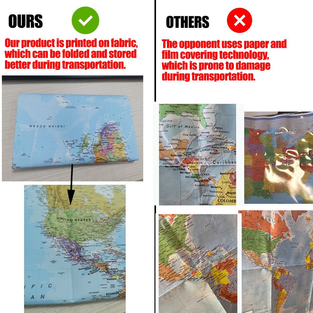 English World Map Poster Class - Star Map Poster recension och pris