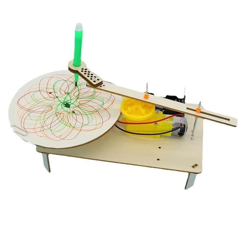 DIY Creative  wooden electric  - Science Project Robot recension och pris