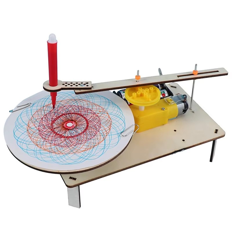 DIY Creative  wooden electric  - Science Project Robot recension och pris