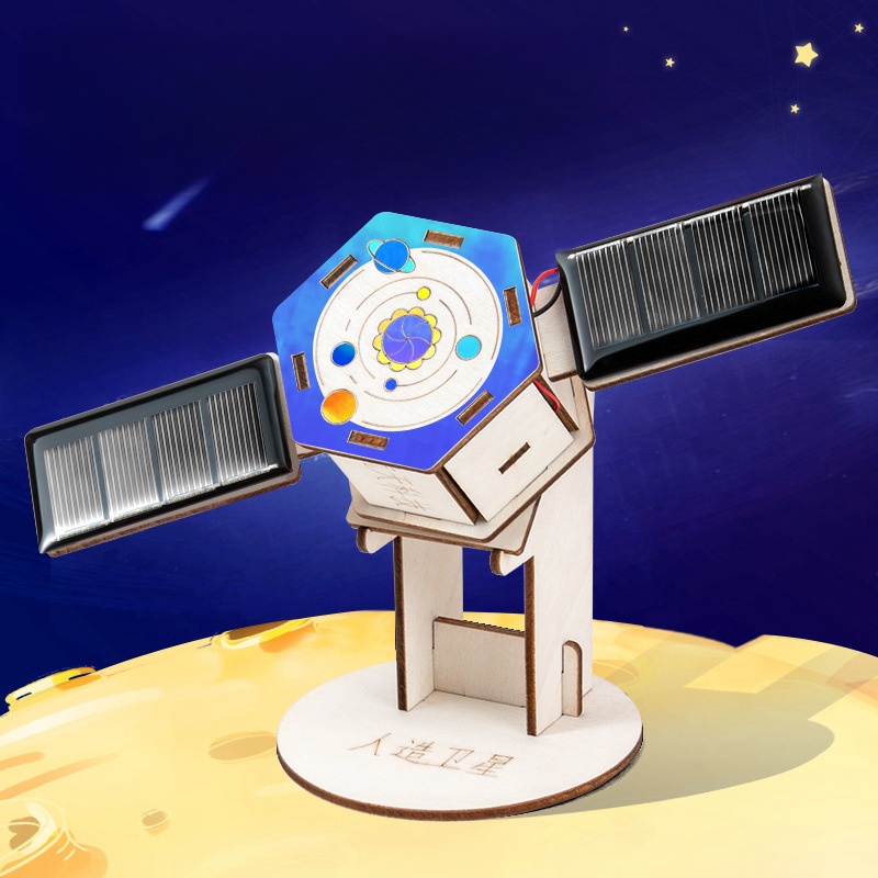 DIY Solar Satellite Artificial - Science Project recension och pris